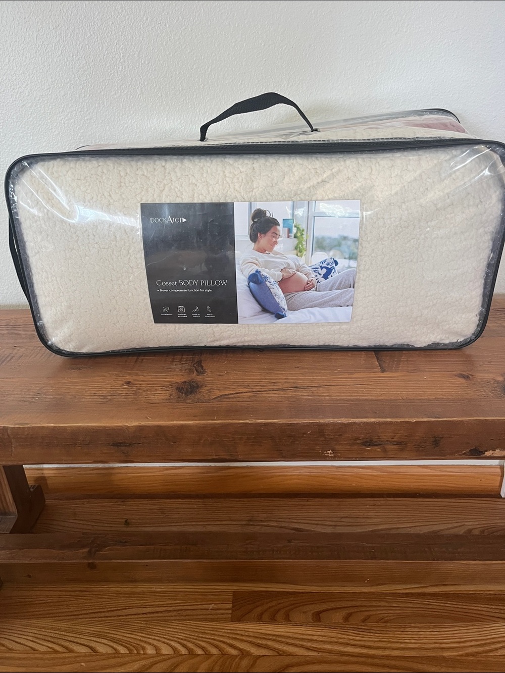 DOCK A TOT cosset body pillow NEW